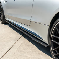 MERCEDES W205 C63 & C63S COUPE 2DR & SALOON 4DR CARBON SIDE SKIRTS - V1
