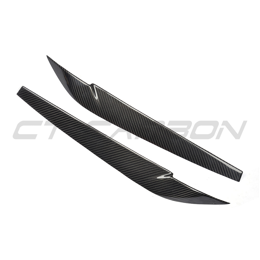 BMW F15/F16 X5/X6 2014-2018 CARBON FIBRE HEADLIGHT EYEBROWS