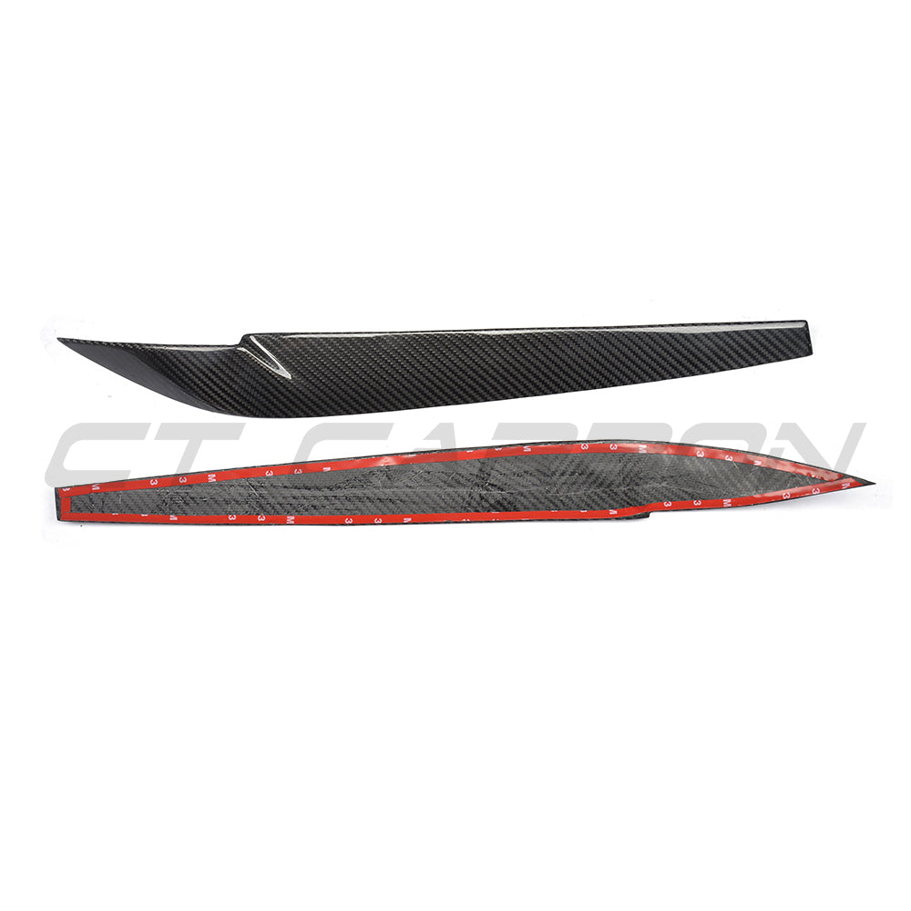 BMW F15/F16 X5/X6 2014-2018 CARBON FIBRE HEADLIGHT EYEBROWS