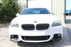BMW 5 Series F10/11 M-Sport Front Splitter ABS Plastic Gloss Black