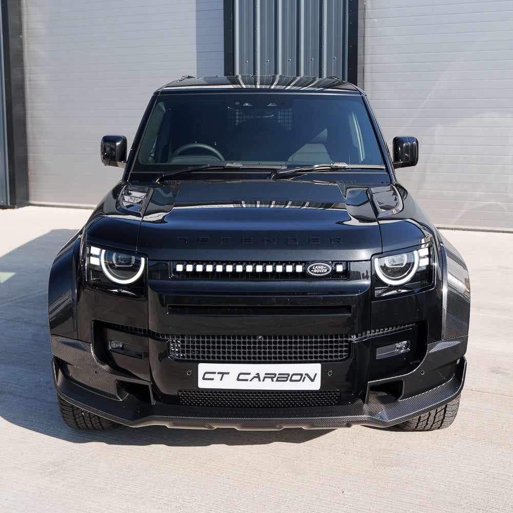 LAND ROVER DEFENDER L663 2019+ YELLOW LED GRILLE - V3