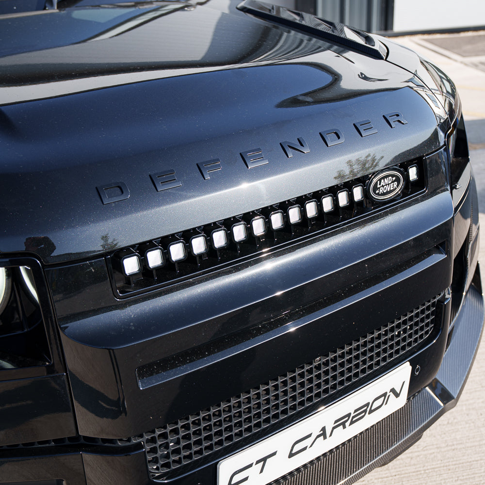 LAND ROVER DEFENDER L663 2019+ YELLOW LED GRILLE - V3
