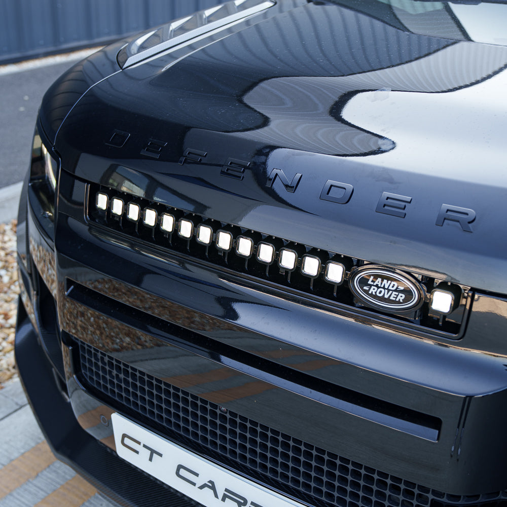 LAND ROVER DEFENDER L663 2019+ YELLOW LED GRILLE - V3