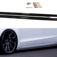 Maxton Design - SIDE SKIRTS DIFFUSERS AUDI A8 D4 (2009- 2013)