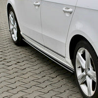 Maxton Design - SIDE SKIRTS DIFFUSERS VW PASSAT B7 R-LINE (2010-2014)