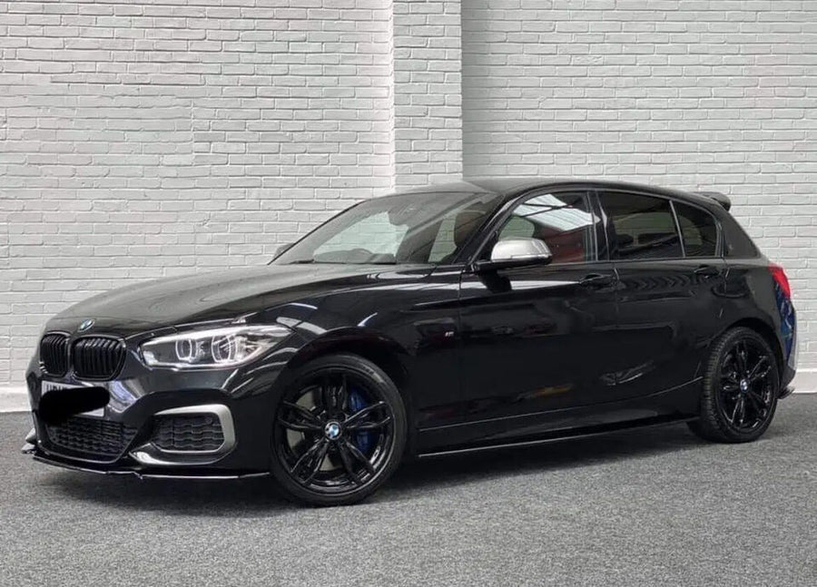 BMW 1 SERIES F20 Facelift Low Splitter Kit Gloss Black ABS Plastic