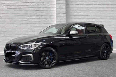 BMW 1 SERIES F20 Facelift Low Splitter Kit Gloss Black ABS Plastic