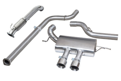 Cobra Exhausts - Ford Focus ST 250 (Mk3) Turbo Back Performance Exhaust