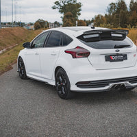 Maxton Design - REAR SIDE SPLITTERS V2 FORD FOCUS ST MK3 FACELIFT (2015-2018)