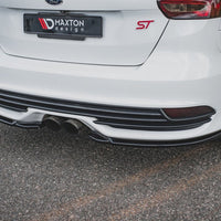 Maxton Design - REAR SIDE SPLITTERS V2 FORD FOCUS ST MK3 FACELIFT (2015-2018)