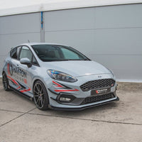 Maxton Design - STREET PRO FRONT SPLITTER (+FLAPS) FORD FIESTA MK8/8.5 ST/ ST LINE