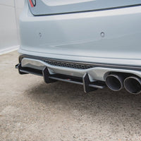 Maxton Design - STREET PRO REAR DIFFUSER(+FLAPS) FORD FIESTA MK8/8.5 ST (2018-2024)