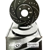 ** CLEARANCE ** Enhanced Performance (By RTS) Front Brake Disc Upgrade - MK7 & MK8 Fiesta ST  ** NONE RETURN **
