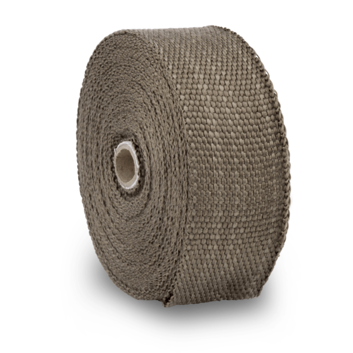 Titanium Exhaust Wrap With Heat Management Line Up & ceramic Wrap Compiled