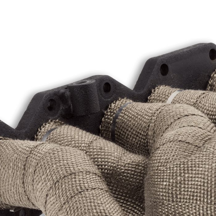 Titanium Exhaust Wrap With Heat Management Line Up & ceramic Wrap Compiled
