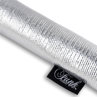 Silver Velcro Heat Sleeving Slides Over Sensitive Lines Silicon Tube