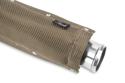 Clamp On Exhaust Heat Shield With Heat Management Line Up & ceramic Wrap Compiled