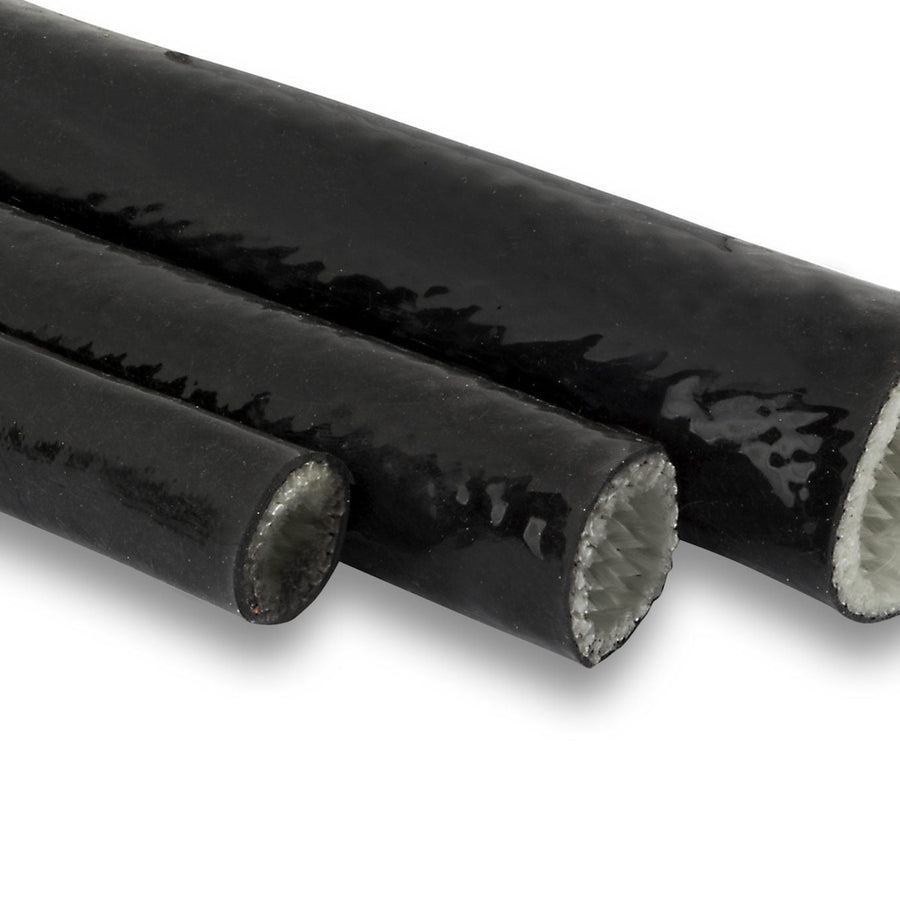 Black Silicon High Heat Sleeve Slides Over Sensitive Lines Silicon Tube