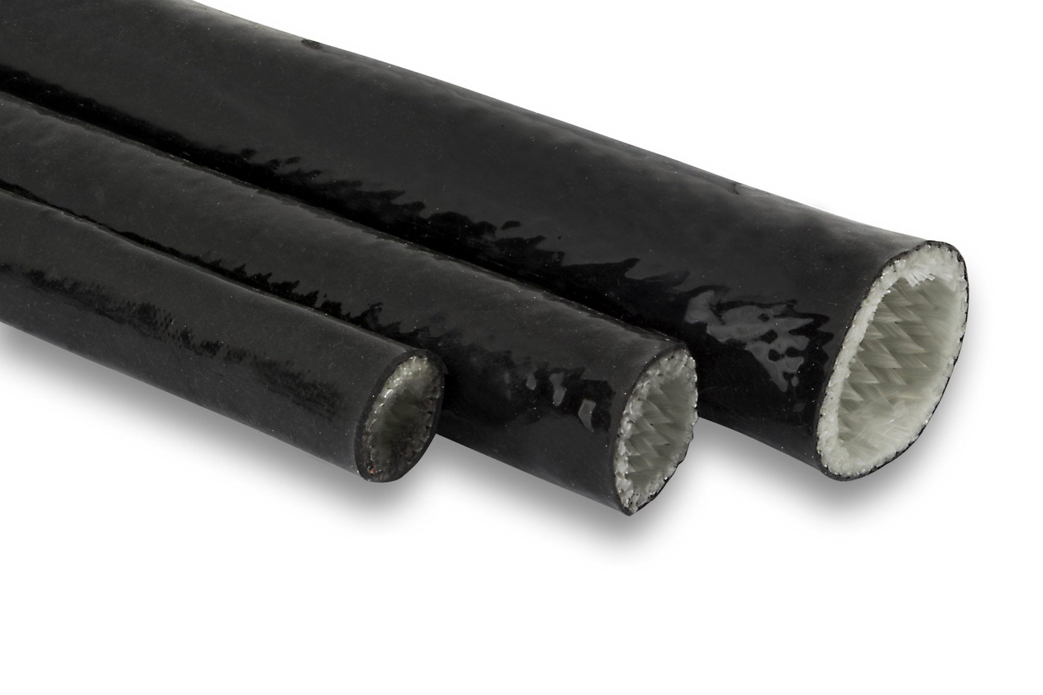 Black Silicon High Heat Sleeve Slides Over Sensitive Lines Silicon Tube