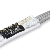 Silver Heat Sleeving (Sewn) Feeds For Extreme Heat Protection