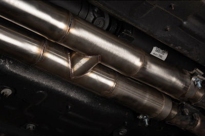 Cobra Exhausts - Ford Mustang 5.0 V8 GT (2018>) Facelift 3" Valved Cat Back Performance Exhaust