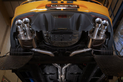 Cobra Exhausts - Ford Mustang 5.0 V8 GT (2018>) Facelift 3" Valved Cat Back Performance Exhaust