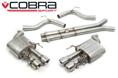 Cobra Exhausts - Ford Mustang 5.0 V8 GT (2018>) Facelift 3" Valved Cat Back Performance Exhaust