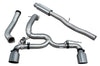 Cobra Exhausts - Ford Focus RS (MK3) Venom Box Delete Race Cat Back Performance Exhaust