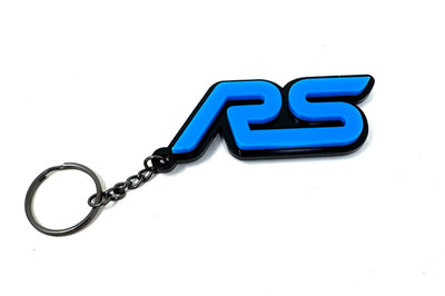 4D RS Logo Keychain for Ford – Gloss Black with Custom Colour Options | CEUK