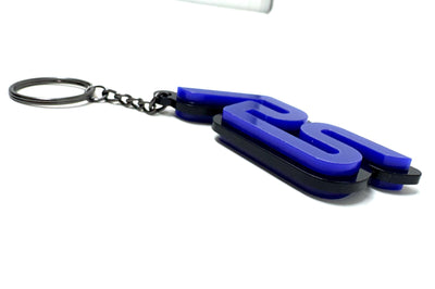 4D RS Logo Keychain for Ford – Gloss Black with Custom Colour Options | CEUK