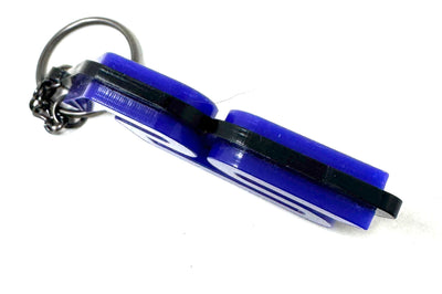 4D RS Logo Keychain for Ford – Gloss Black with Custom Colour Options | CEUK