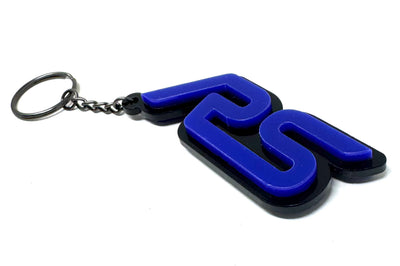 4D RS Logo Keychain for Ford – Gloss Black with Custom Colour Options | CEUK