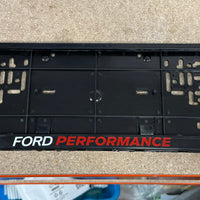 ** CLEARANCE ** Ford Performance Number Plate Holder Set of 2 **QUALITY ISSUE**
