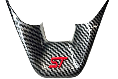 4D Acrylic "ST" Insert for Lower Carbon Steering Wheel Cover