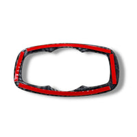 Transit Custom - Carbon Fibre Look Headlight Control Panel Surround