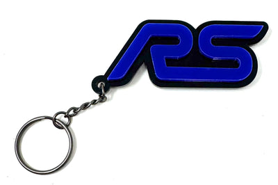 4D RS Logo Keychain for Ford – Gloss Black with Custom Colour Options | CEUK