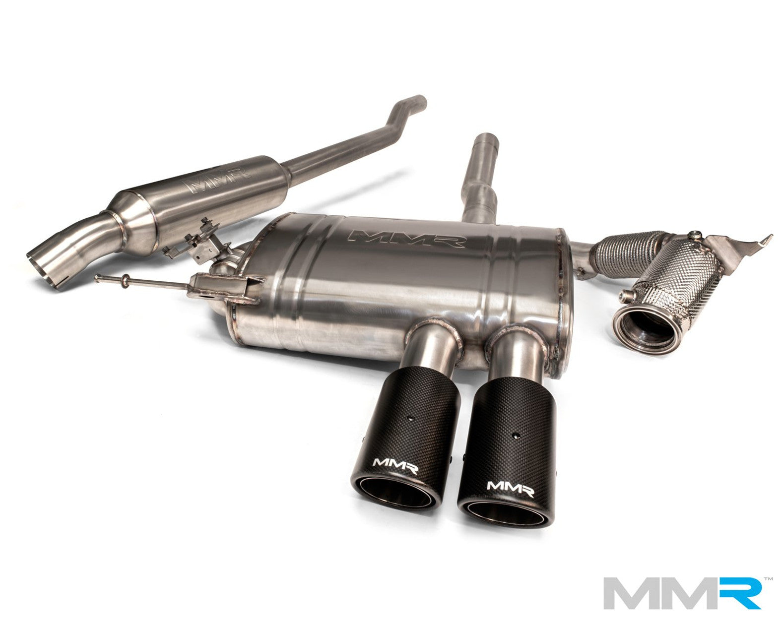 MMX Mini F56 Full System - Sports Cat With Thermal Coating & Cat - Back Exhaust With Valves MMX Mini F56 Full System - Sports Cat With Thermal Coating & Cat - Back Exhaust With Valves MMR26-1401
