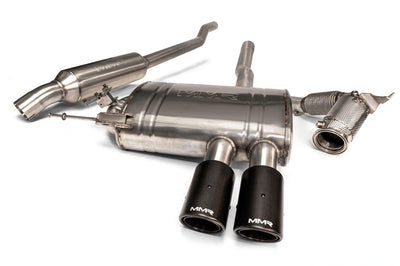 MMX Mini F56 Full System - Sports Cat With Thermal Coating & Cat - Back Exhaust With Valves MMX Mini F56 Full System - Sports Cat With Thermal Coating & Cat - Back Exhaust With Valves MMR26-1401