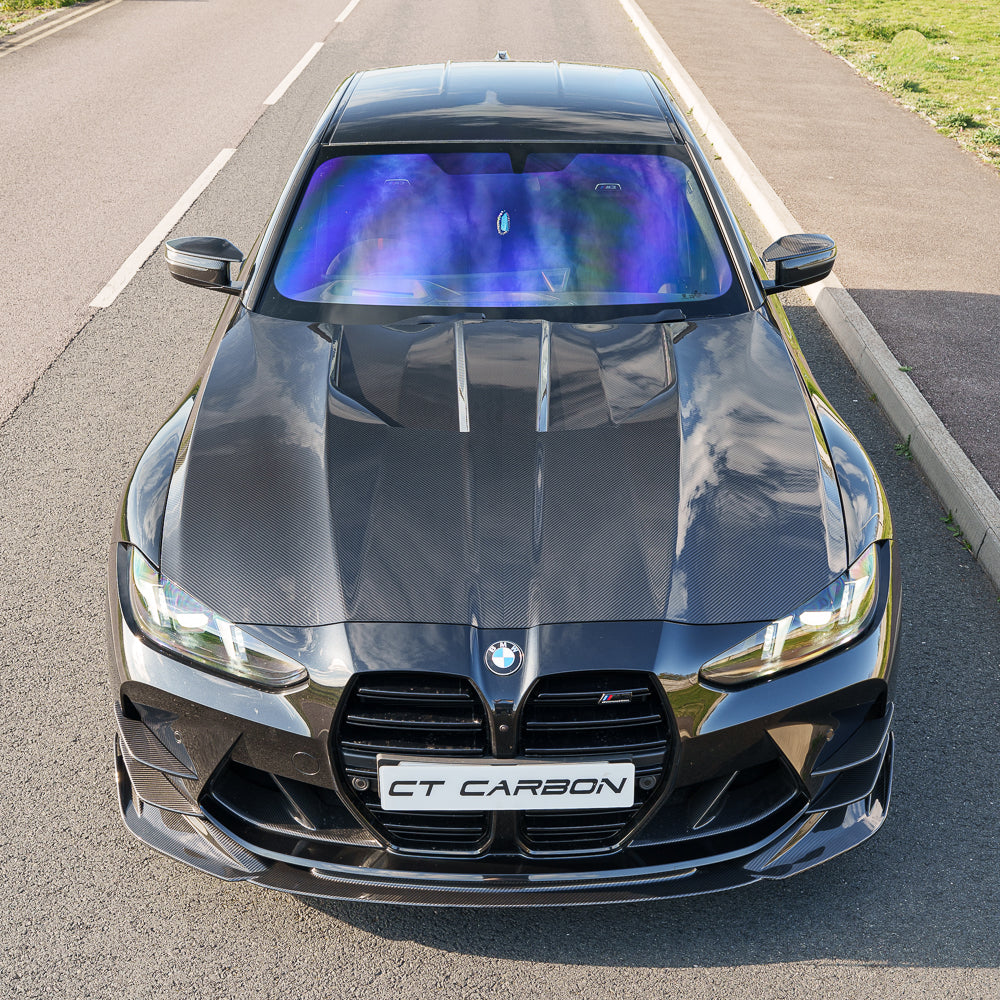 BMW G80/G81/G82/G83 M3/M4 2021+ DRY CARBON FIBRE BONNET/HOOD - CT DESIGN