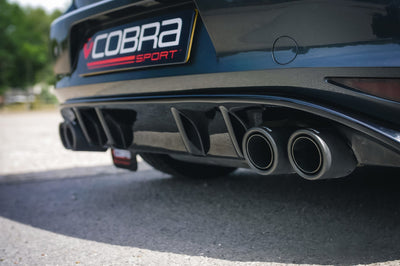 Cobra Exhausts - VW Golf GTI (MK7) 2.0 TSI (5G) (12-17) Quad Exit Cat Back Golf R Style Performance Exhaust