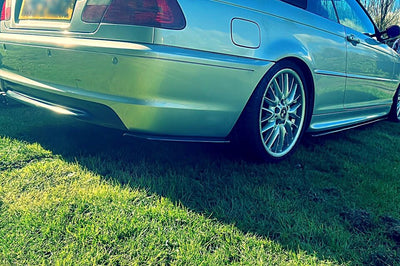 BMW 3SERIES E46 M - SPORT Low Splitter Kit Gloss Black ABS Plastic