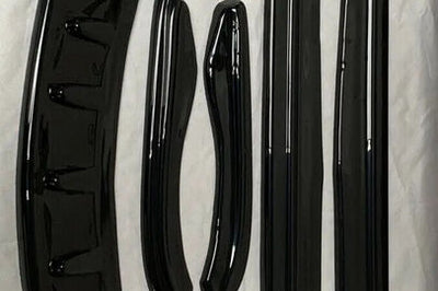 2008-2011 BMW E90/E91 M-SPORT LCI Front Splitter ABS Plastic Gloss Black