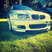 BMW 3SERIES E46 M - SPORT Low Splitter Kit Gloss Black ABS Plastic
