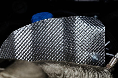 Thick Aluminium Barrier Heat shield Thick sheet With Heat Management Line Up & Ceramic Wrap Compiled 0.5mm