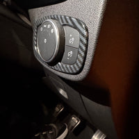 Ford Puma MK2 / MK2.5 - Carbon Fibre Look Headlight Control Panel Surround