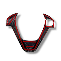Carbon Fibre Look Steering Wheel Trim for Ford Fiesta MK7 / MK7.5 | CEUK