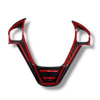 Carbon Fibre Look Steering Wheel Trim for Ford Fiesta MK7 / MK7.5 | CEUK
