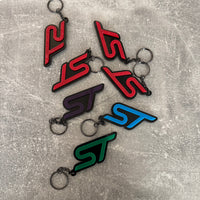 4D ST Logo Keychain for Ford – Gloss Black with Custom Colour Options | CEUK