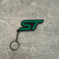 4D ST Logo Keychain for Ford – Gloss Black with Custom Colour Options | CEUK