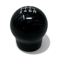 Genuine Carbon Fibre Gear Knob with No Logo – Reverse bottom right.